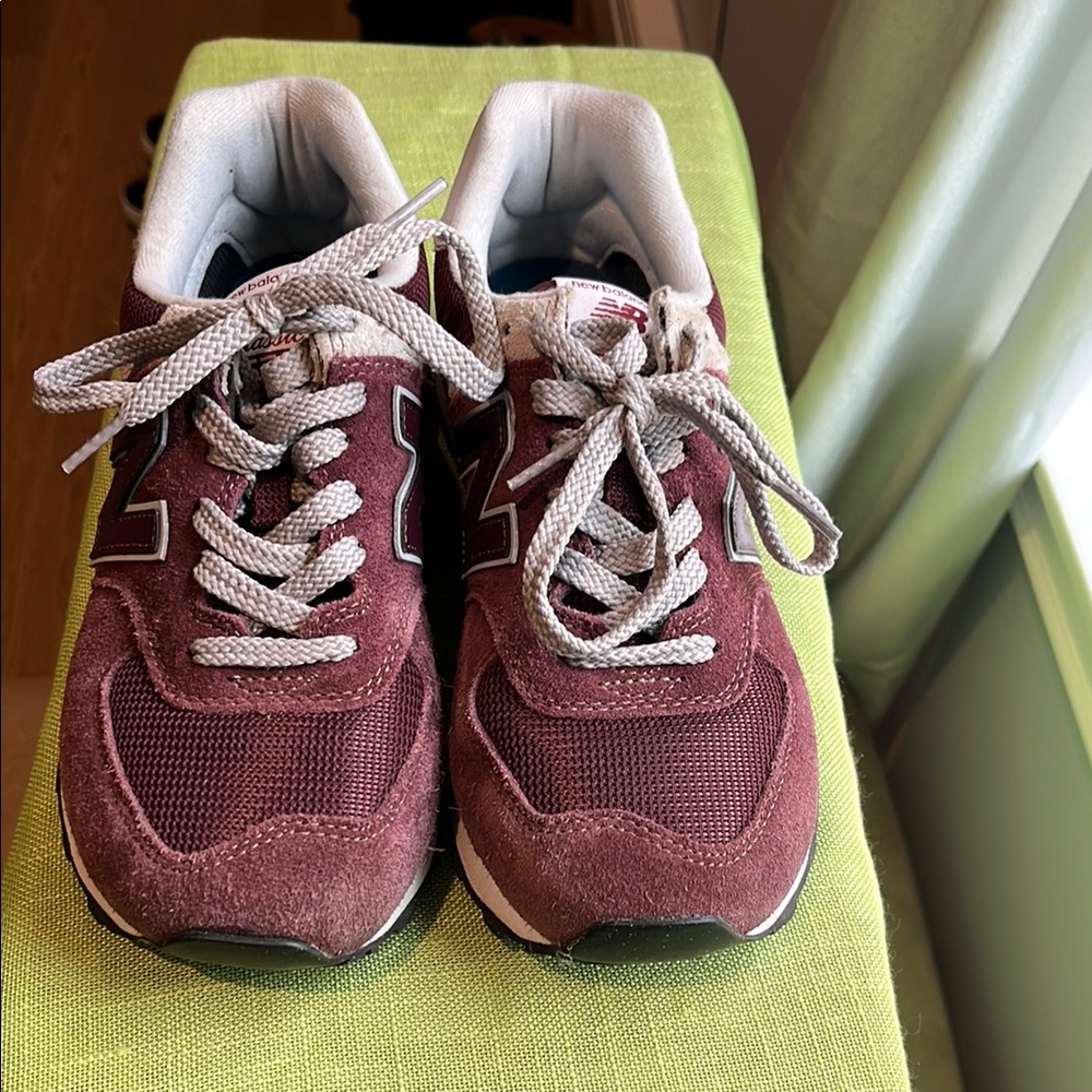 New Balance Women's Burgundy Athletic Shoes